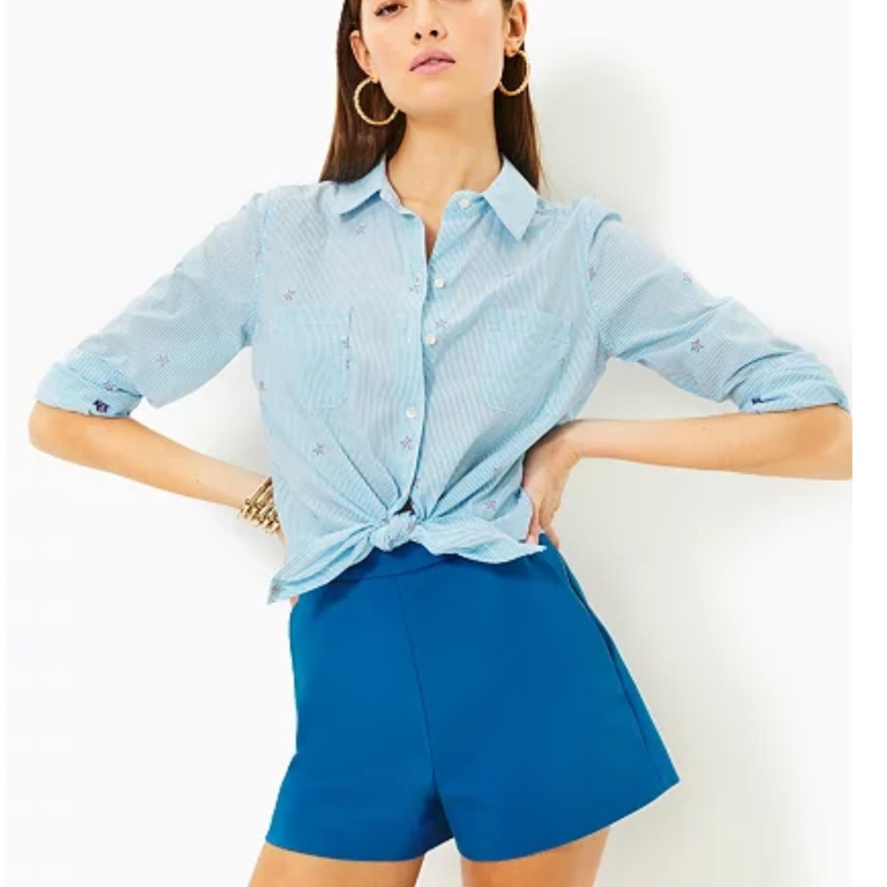 Lilly Pulitzer Sarissa Stretch Shorts, size 10
